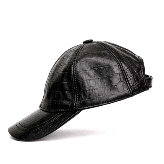 کلاه چرمی مشکی