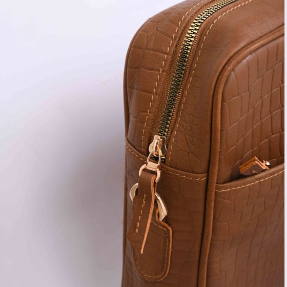 کیف اداری چرم عسلی