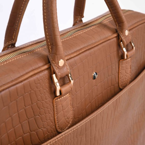 کیف اداری چرم عسلی