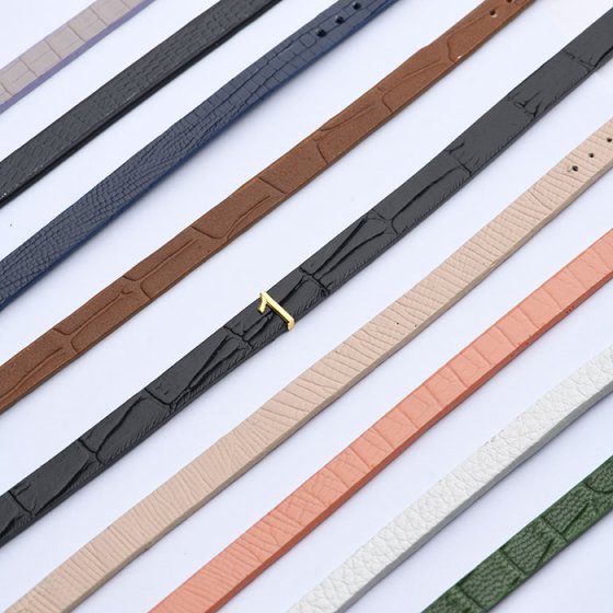 دستبند مردانه طلا چرم عدد 1