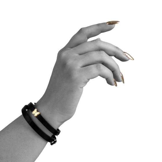 دستبند طلا زنانه پروانه