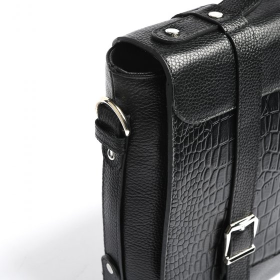 کیف دیپلمات طرح رامبد چرم فلوتر مشکی