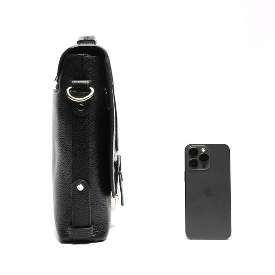 کیف دیپلمات طرح رامبد چرم فلوتر مشکی