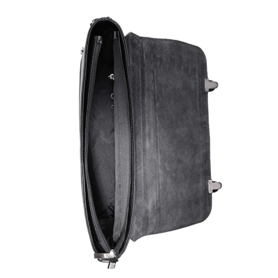 کیف دیپلمات طرح رامبد چرم فلوتر مشکی