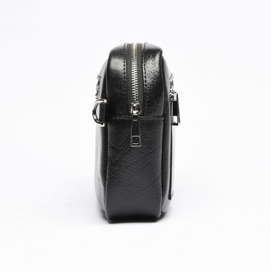 کیف پاسپورتی طرح اورانوس چرم مشکی ساده