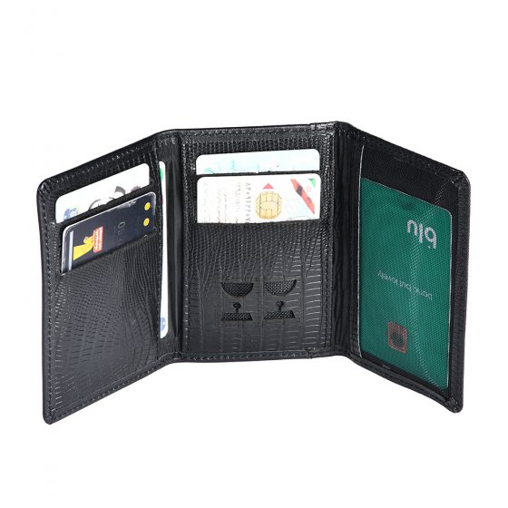 جاکارتی آلبوم دار چرم مشکی ساده