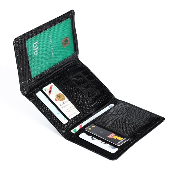 جاکارتی آلبوم دار چرم مشکی ساده