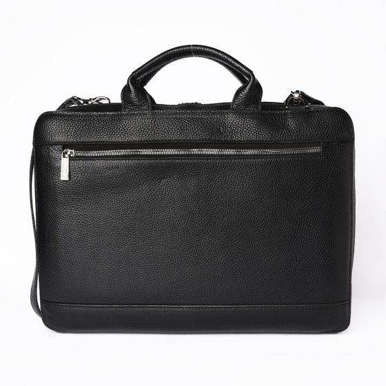 کیف اداری مردانه طرح مارسی چرم فلوتر مشکی