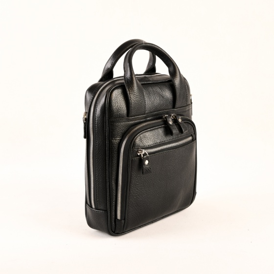 کیف کراس بادی مردانه طرح چرچیل چرم فلوتر مشکی