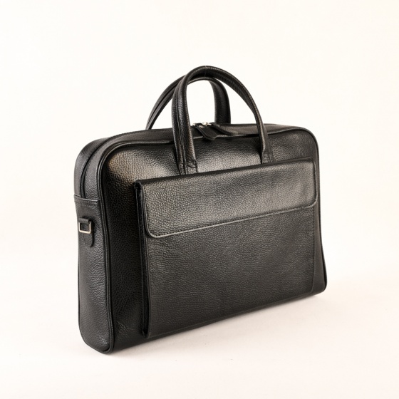 کیف اداری طرح بهمن چرم فلوتر مشکی