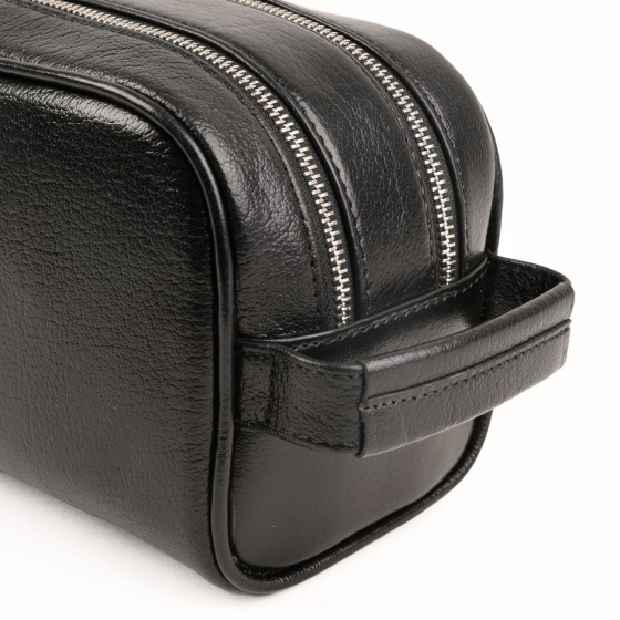 کیف دستی مردانه دیزل بزرگ چرم ساده مشکی