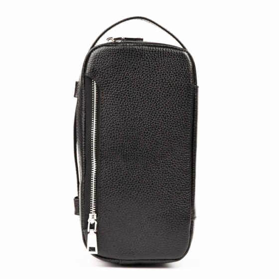 کیف دستی مردانه طرح کاویان چرم فلوتر مشکی