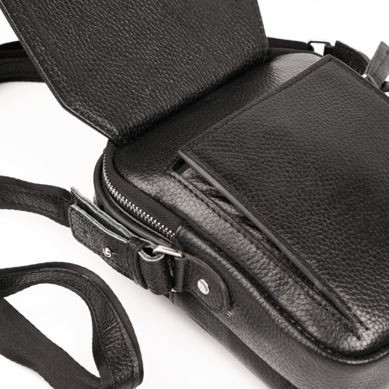 کیف کراس بادی طرح مینی شروین چرم فلوتر مشکی