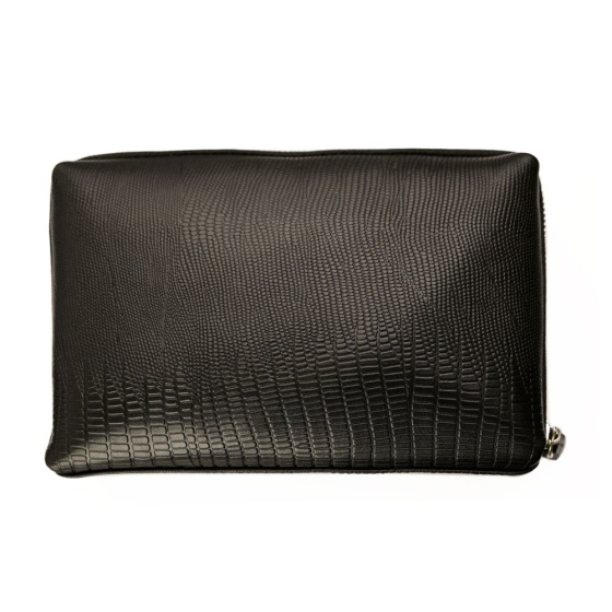 کیف پاسپورتی چرم لیزارد مشکی