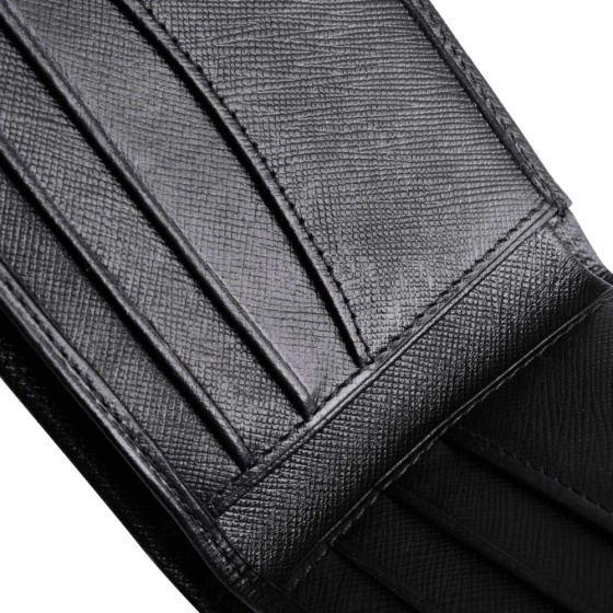 کیف پول جیبی چرم مونت بلانک مشکی