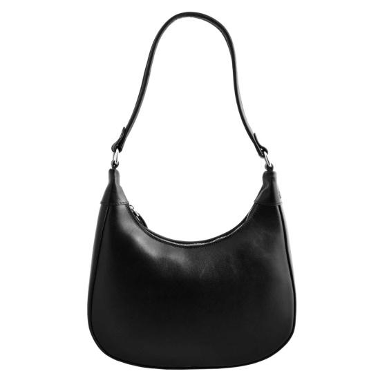 کیف زنانه مجلسی فریال چرم ساده مشکی