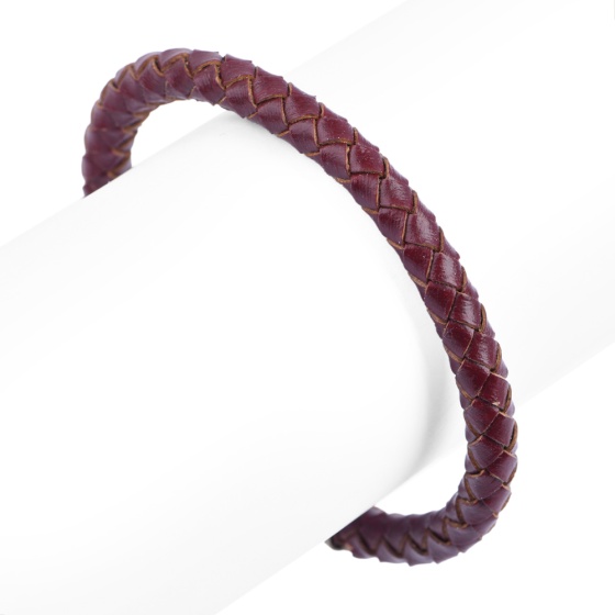 دستبند زنانه بافت زرشکی