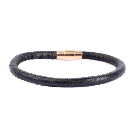 دستبند تک دور لول بزرگ قهوه ای