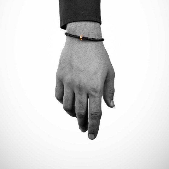 دستبند طلا مردانه طرح آریانا