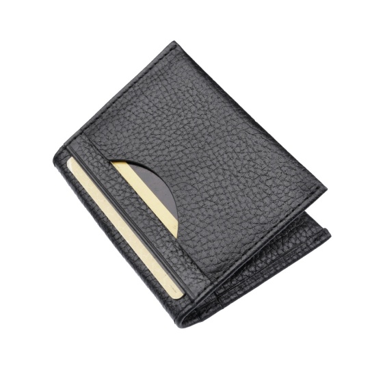 کیف کارت طرح بهرنگ چرم فلوتر مشکی