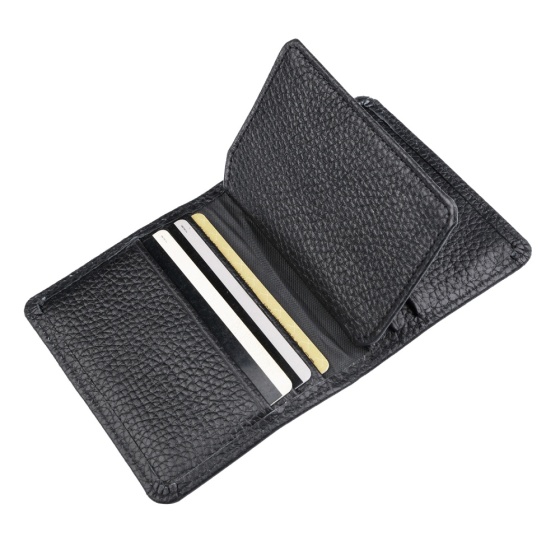 کیف کارت طرح فاتر چرم فلوتر مشکی