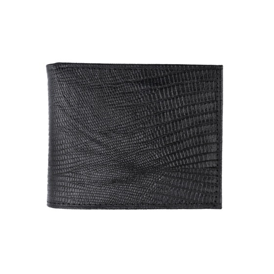 کیف جیبی طرح نظام چرم مشکی لیزارد