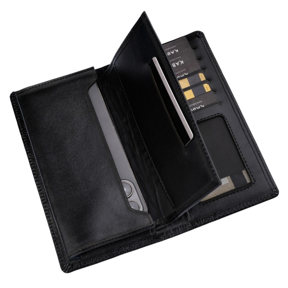 کیف کتی طرح مسیحا چرم لیزارد مشکی