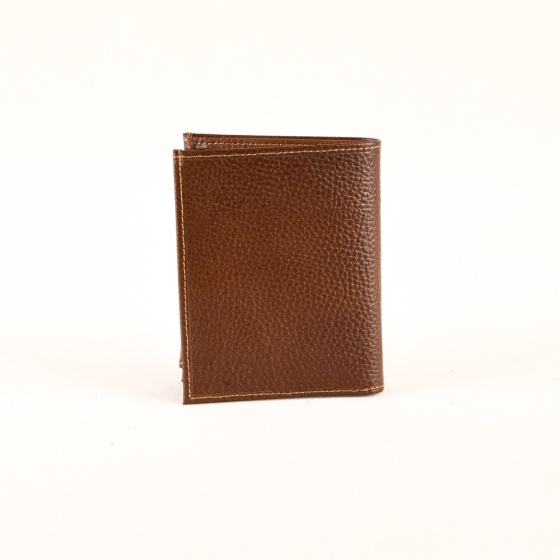 کیف پول جیبی طرح دانیال چرم فلوتر عسلی