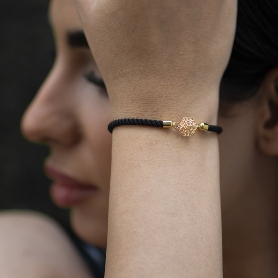 دستبند طلا طرح مکعب