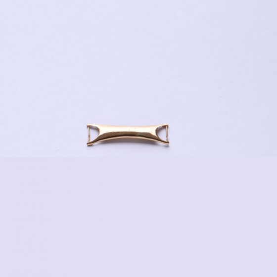 دستبند مردانه طلا چرم طرح رویال