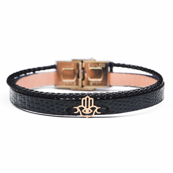 دستبند زنانه طلا طرح Hamsa