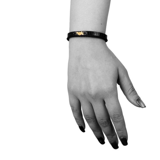 دستبند زنانه طلا طرح لاک پشت